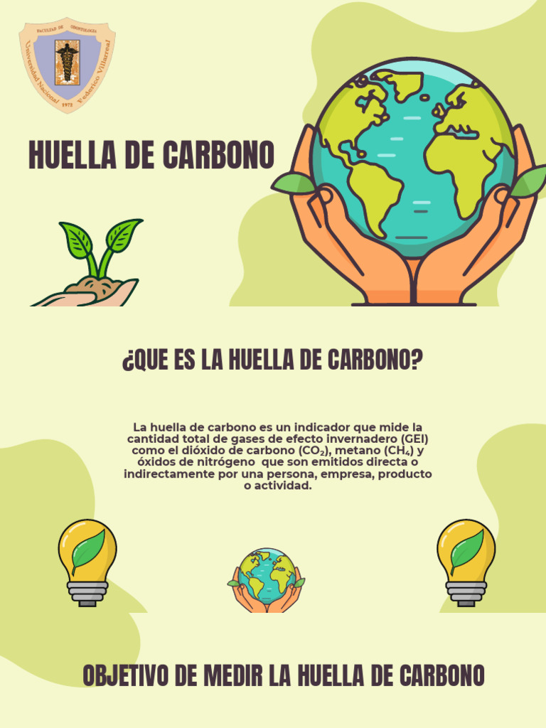 Huella de Carbono y su Impacto Ambiental | PDF | Huella de carbono ...
