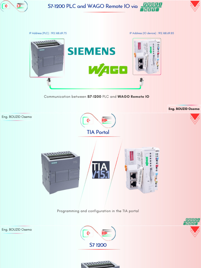 Profibnet (S7-1200 PLC & WAGO Remote IO) | PDF