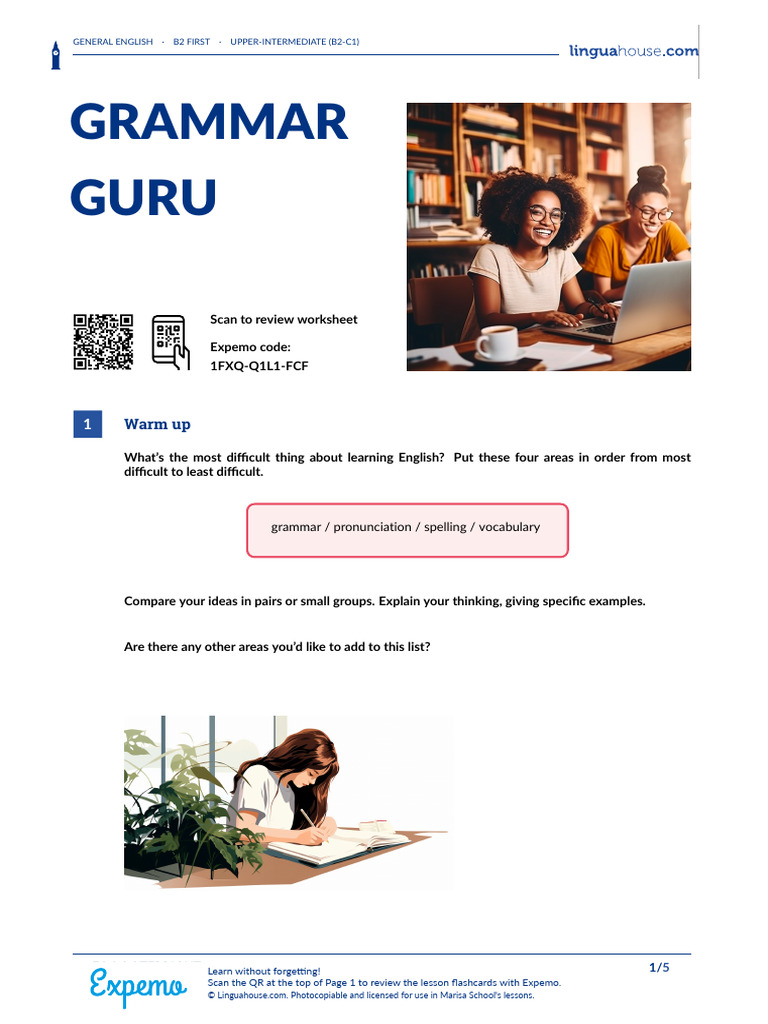 Grammar Guru British English Student B2 C1 | PDF | English Language ...