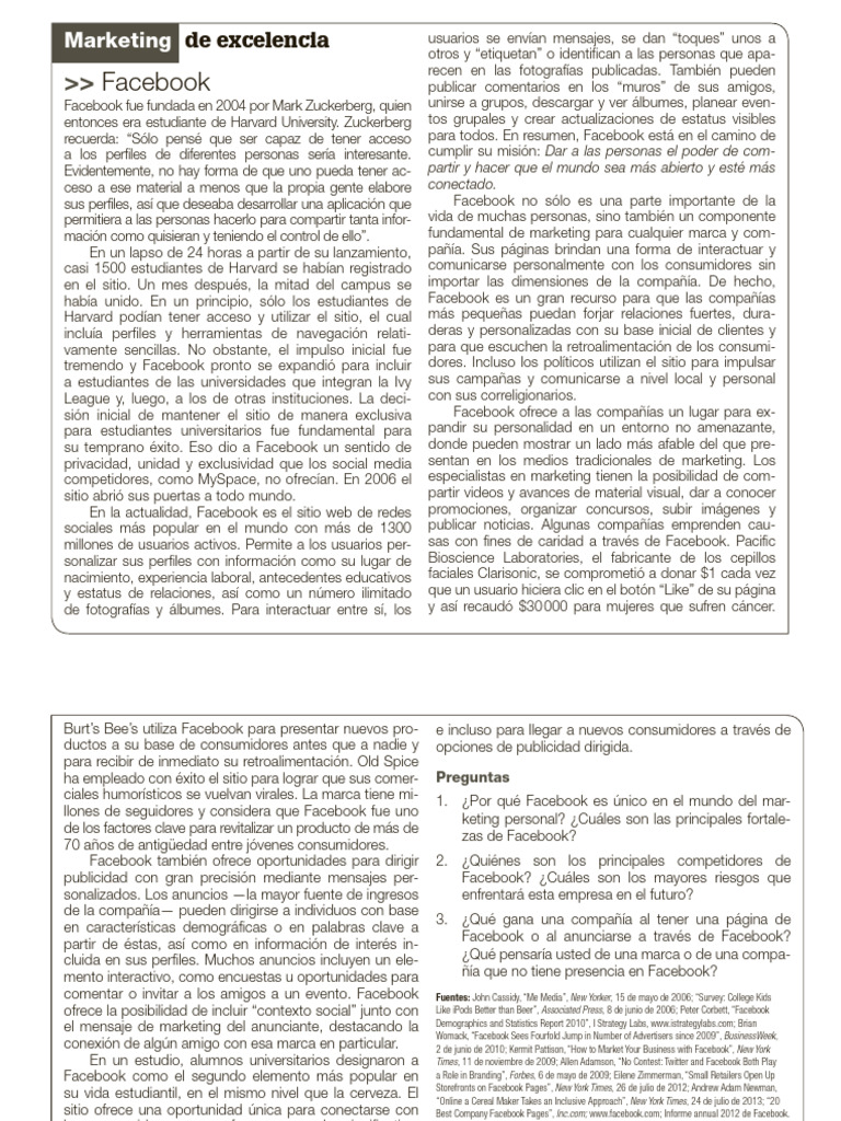 Marketing efectivo en Facebook | PDF | Facebook | Marca