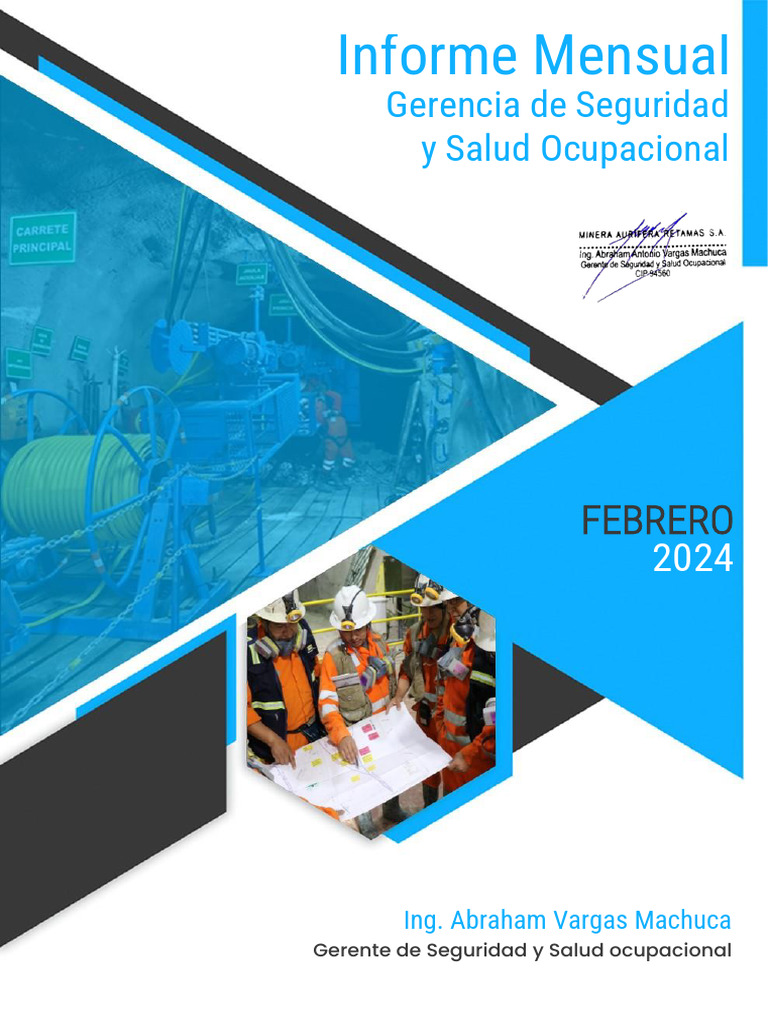 Informe de Seguridad Ocupacional Feb 2024 | PDF | Labor | La seguridad