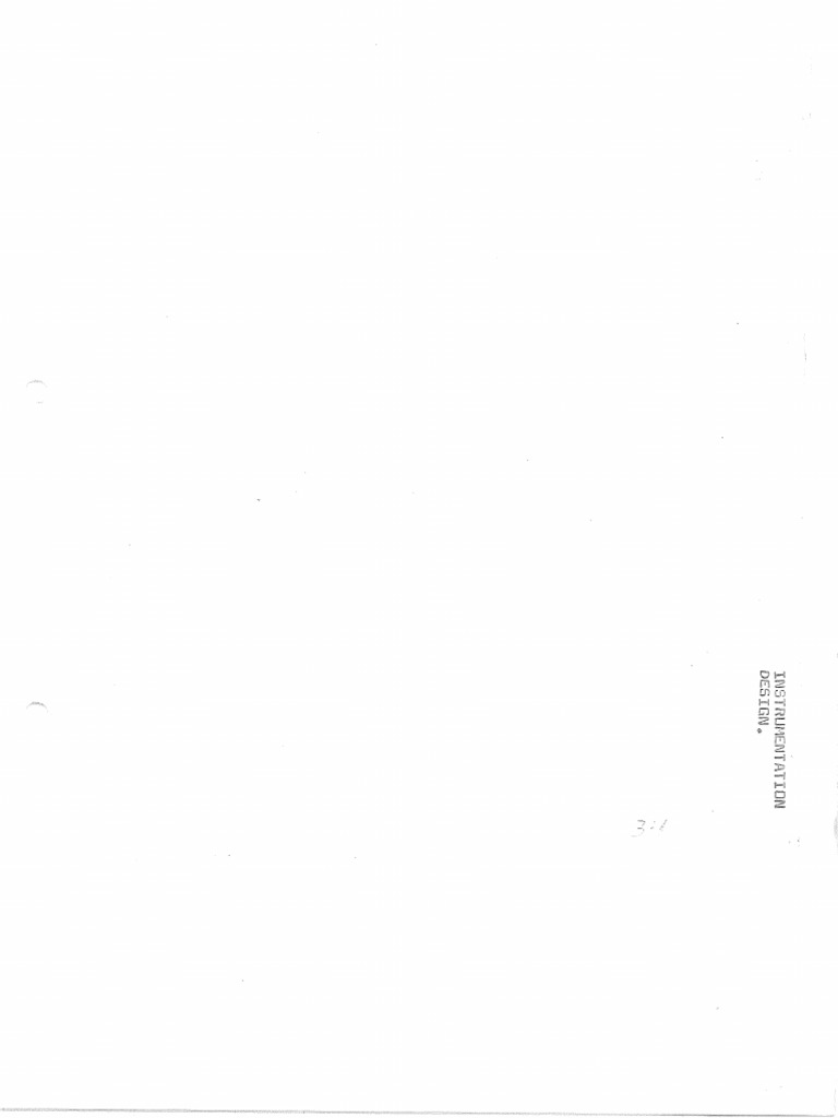 Instrumentation Desing | PDF