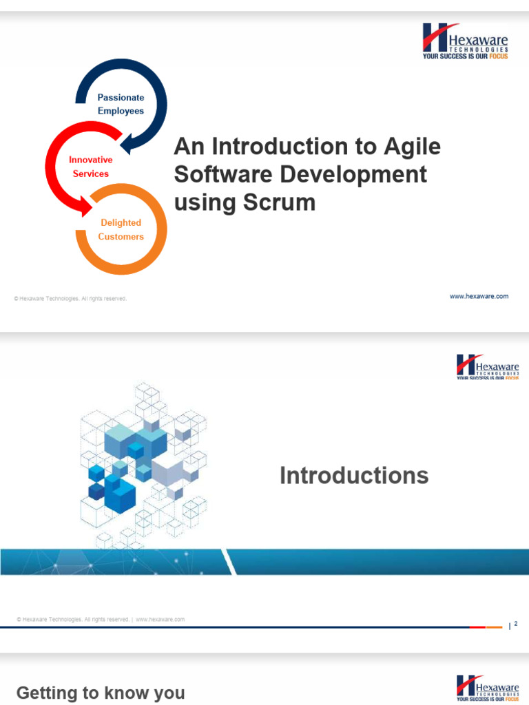 Agile SCRUM Master Material V230828 | PDF | Agile Software Development ...
