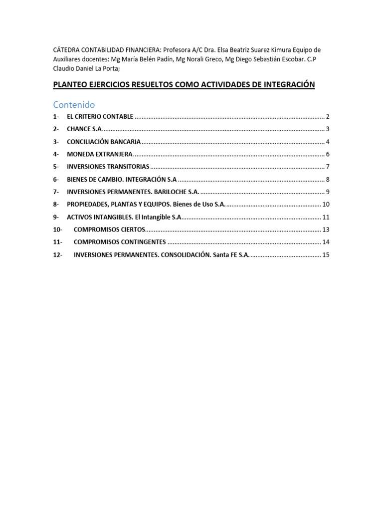 Ejercicios Resueltos de Contabilidad Financiera | PDF | Contabilidad ...