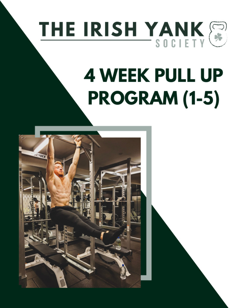 4 Week Pull Up Program 1 5 | PDF