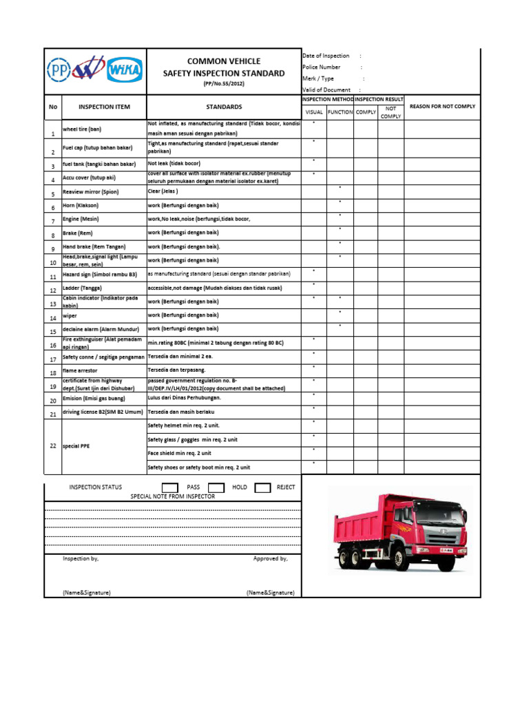 Checklist DT | PDF