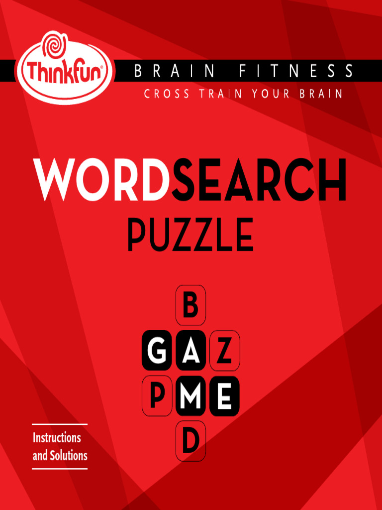 WordSearch Instructions DICTIONARY | PDF | Word Search | Games Of ...