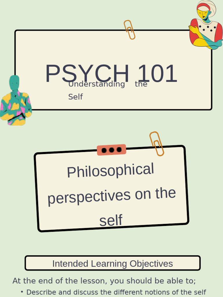PSYCH 101 Lesson 1 Prelim 2 | PDF | Soul | Philosophy Of Self