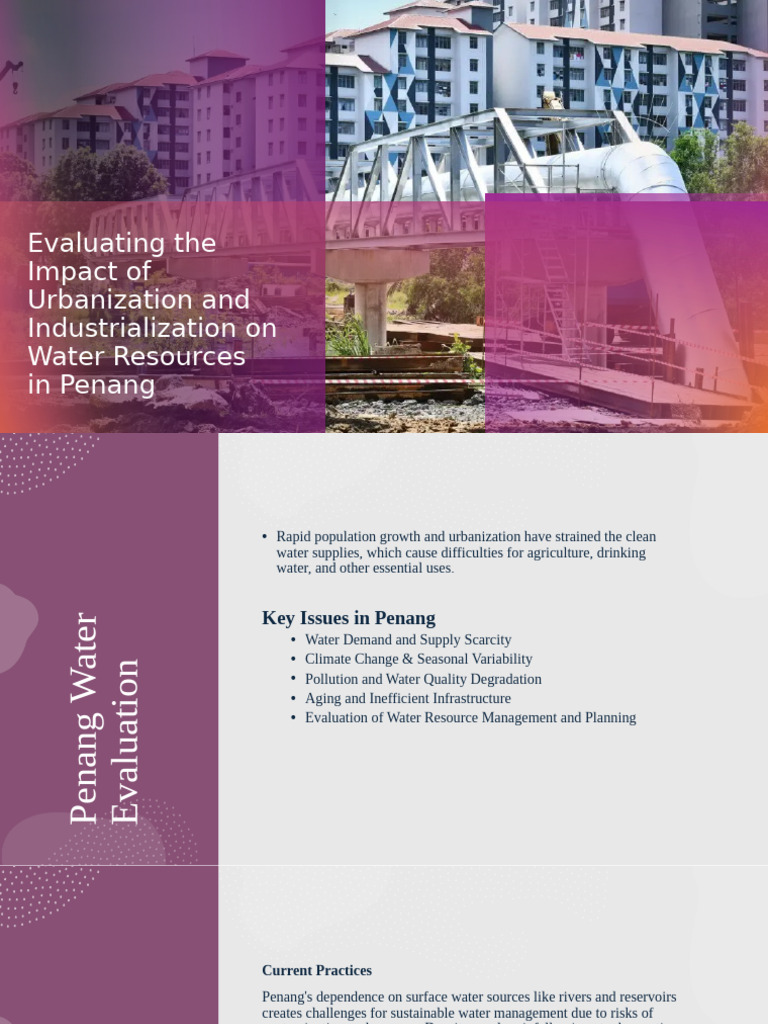 Urbanization's Impact on Penang Water Resources | PDF | Reclaimed Water ...