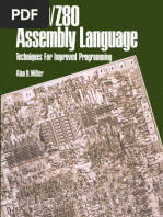 8080 z80 Assembly Language Techniques for Improved Programming