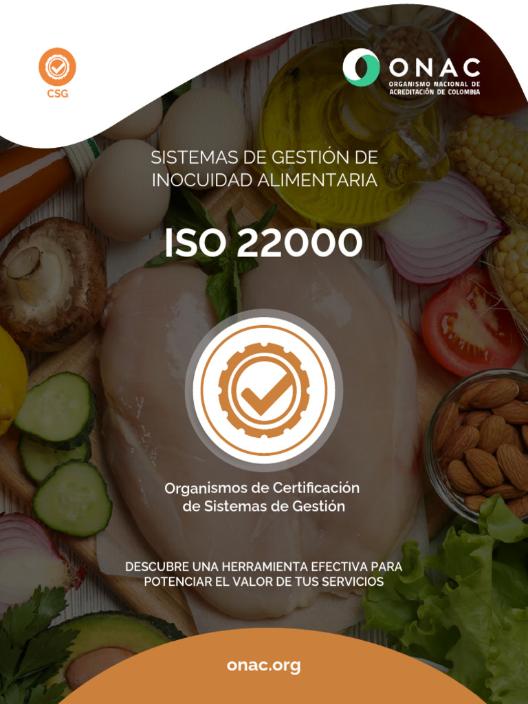 Certificación ISO 22000 para Inocuidad Alimentaria | PDF | Seguridad ...