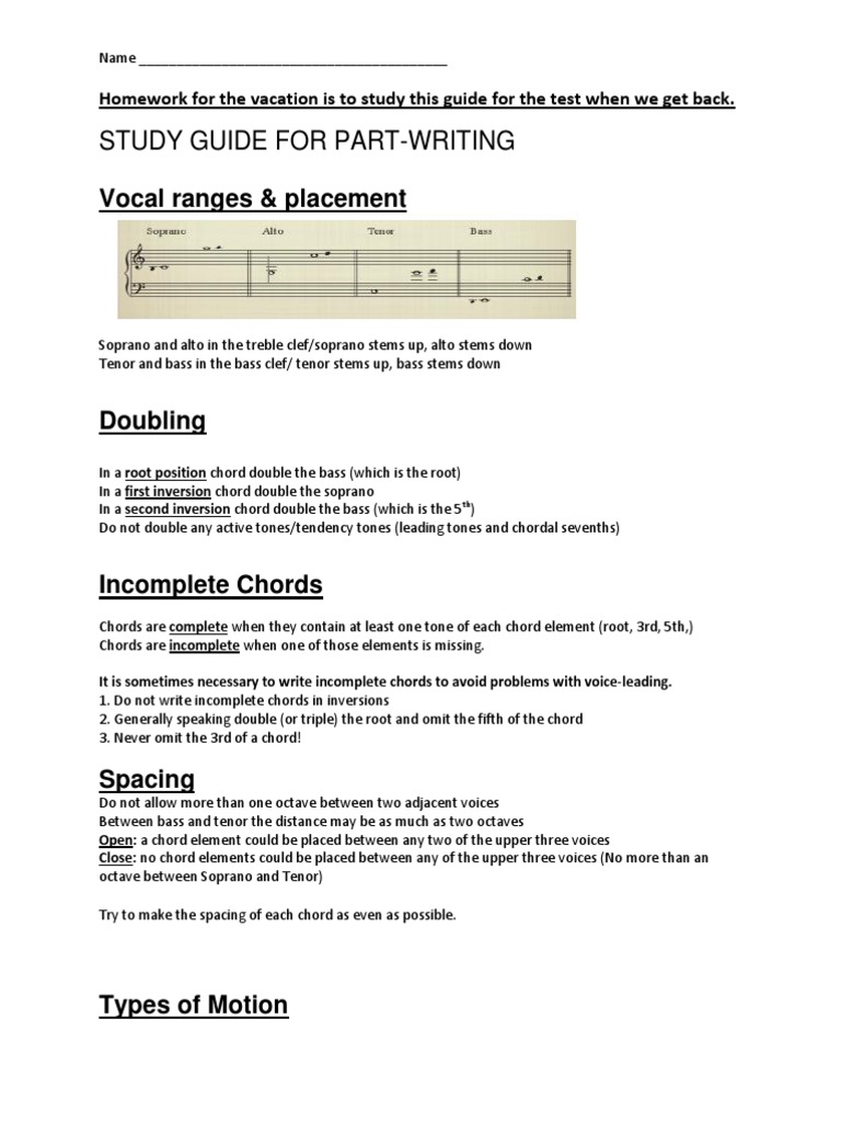 Music Theory Study Guide | PDF | Chord (Music) | Interval (Music)