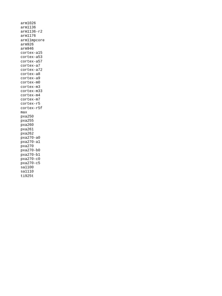 Arm Cpu | PDF