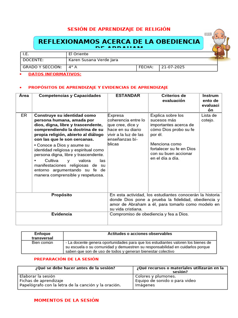 Obediencia y fe en la historia de Abraham | PDF | Abrahán | Fe
