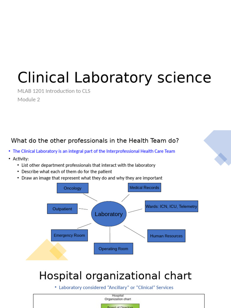 Understanding Clinical Laboratory Roles | PDF | Blood Plasma | Tissue ...