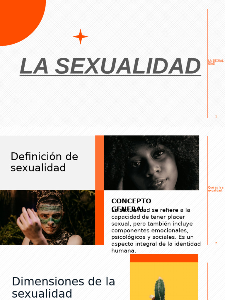 Dimensiones de la Sexualidad Humana | PDF | La sexualidad humana ...