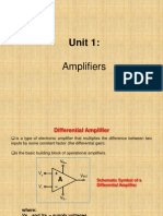 Unit 1 Amplifiers