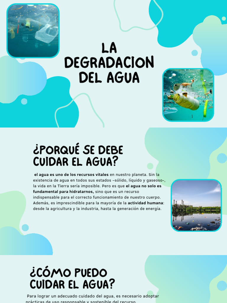 Degradacion Del Agua | PDF