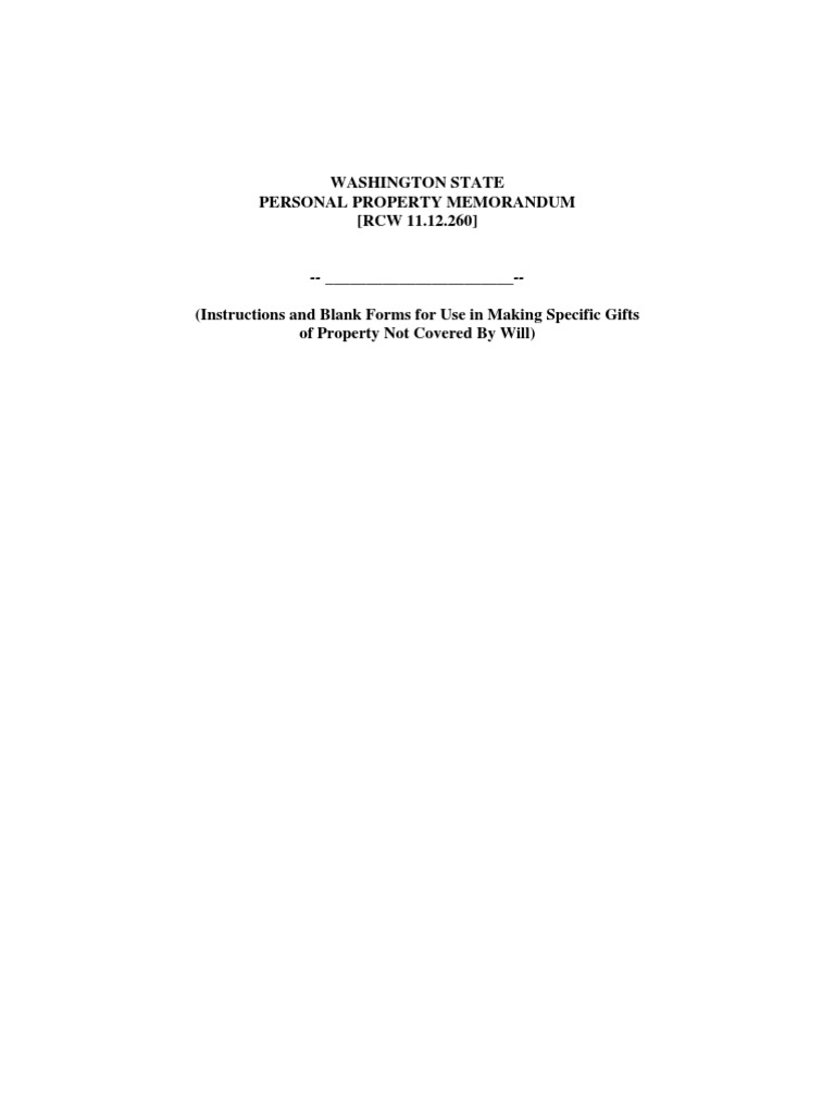 Washington State Rcw 11.04.015