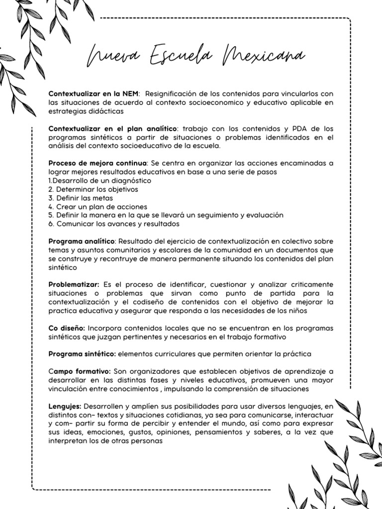 Estrategias de la Nueva Escuela Mexicana | PDF | Aprendizaje | Conocimiento