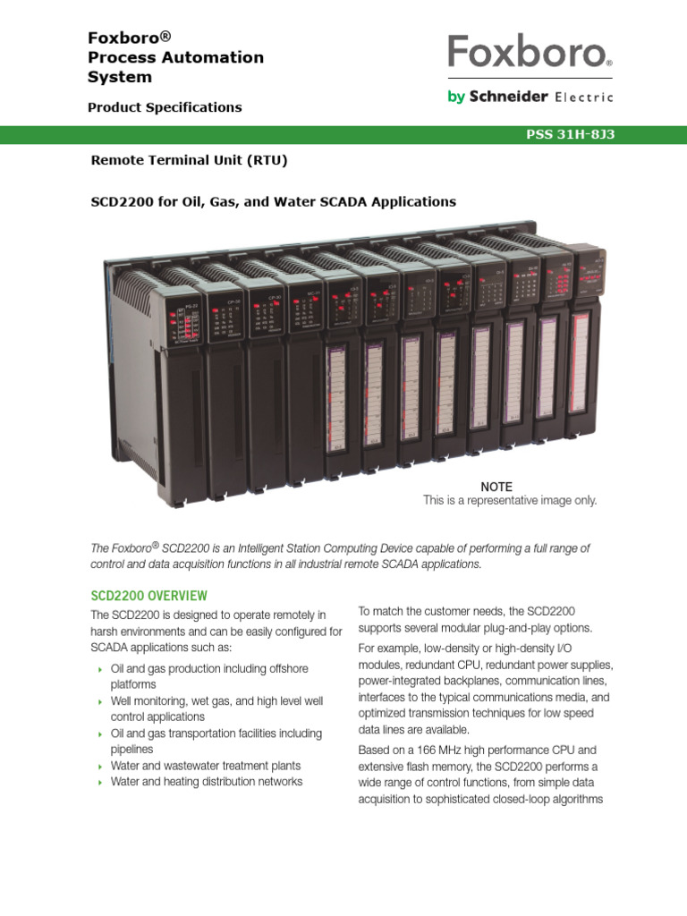 SCD2200 RTU for SCADA Applications | PDF | Programmable Logic ...
