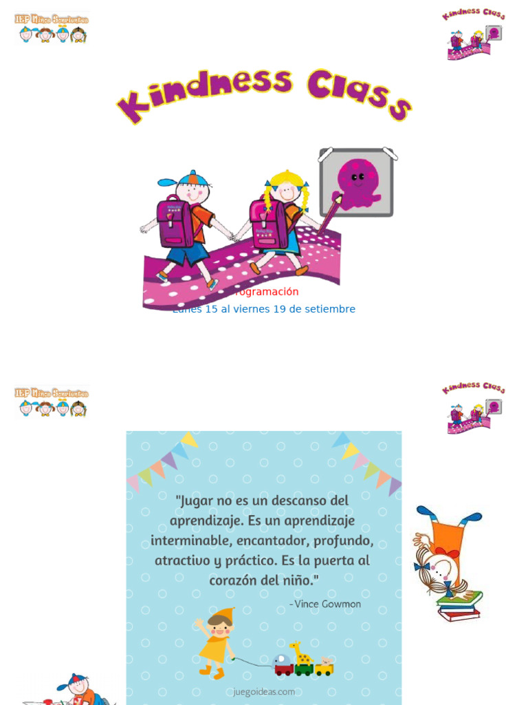 Programación Del 15 Al 19 de Setiembre | PDF | Vocal
