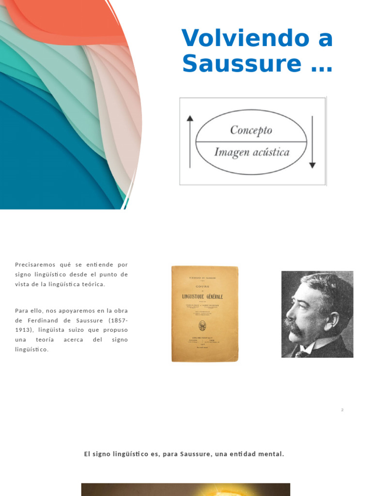 Mutabilidad del signo lingüístico según Saussure | PDF | Mente ...