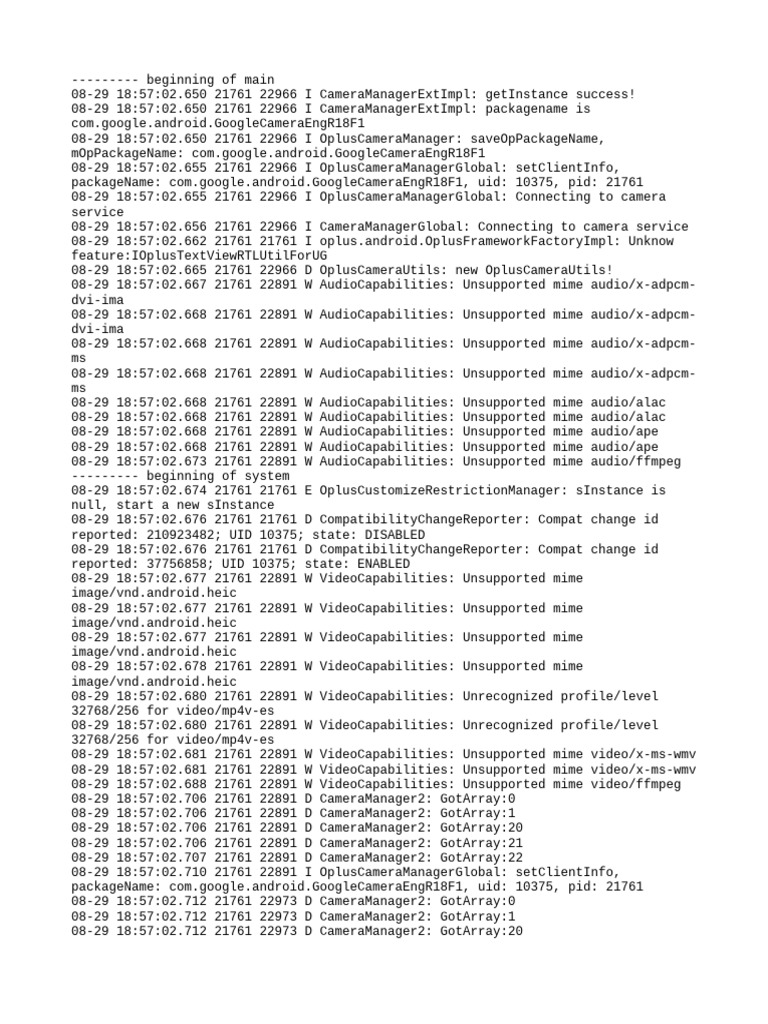 Log Cat 1756472222506 | PDF | Computing | System Software