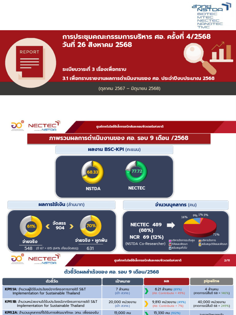 NB68!4!3.1 Presentation Report68-9months Pabs Send2 | PDF
