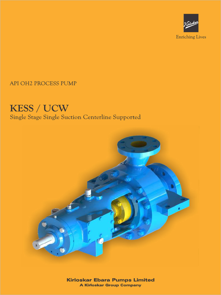 API Oh2 Pumps - Kess - Ucw | PDF