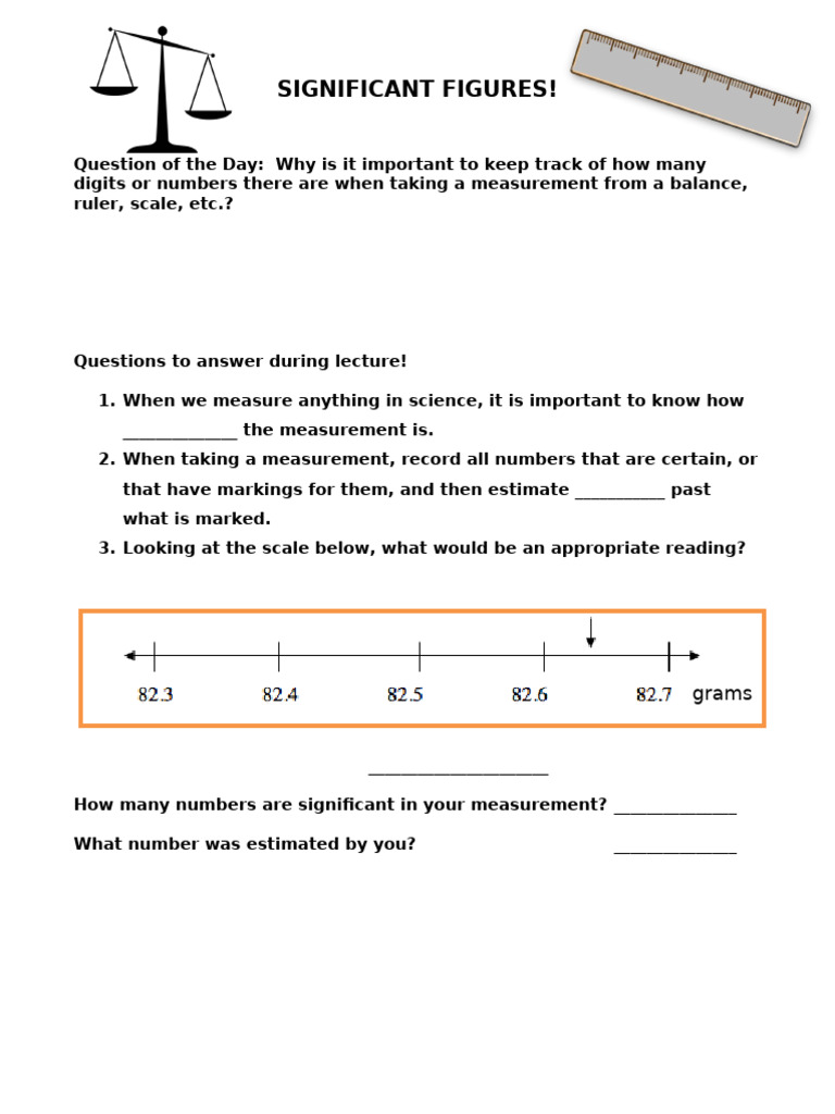 Understanding Significant Figures in Measurements | PDF | Litre ...