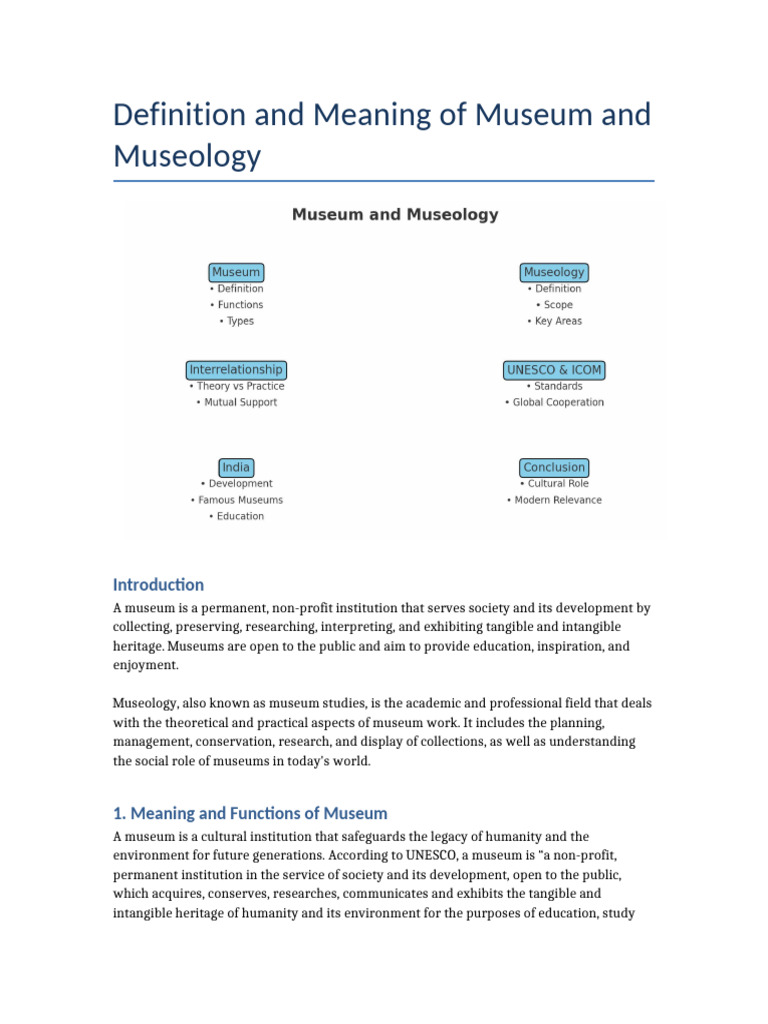 Understanding Museums and Museology | PDF | Museum | Museology