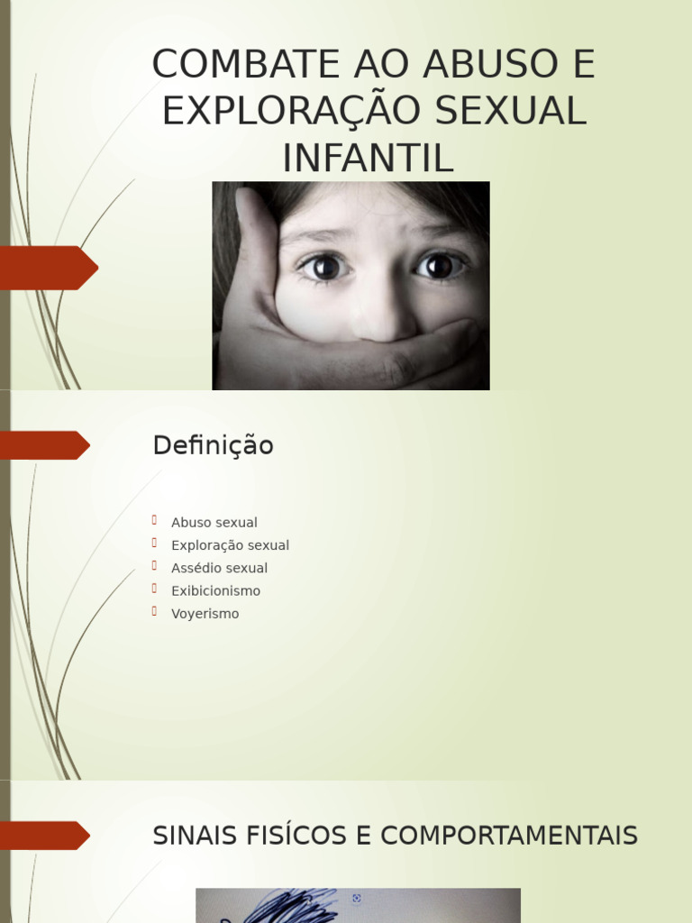 Combate Ao Abuso e Exploração Sexual Infantil | PDF