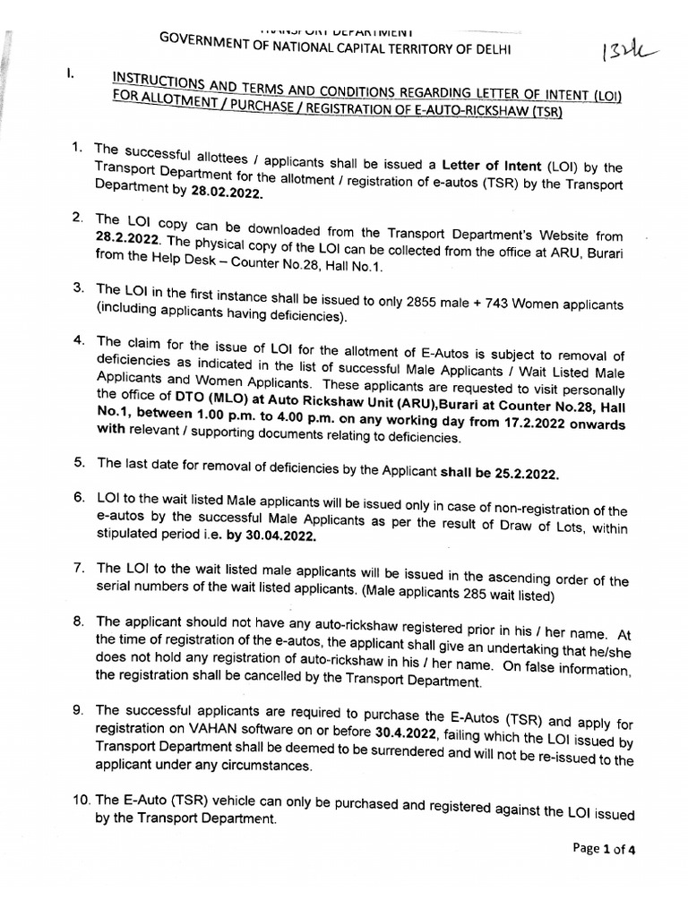 Click Here To Get The Terms Conditions Related To E-Autos | PDF
