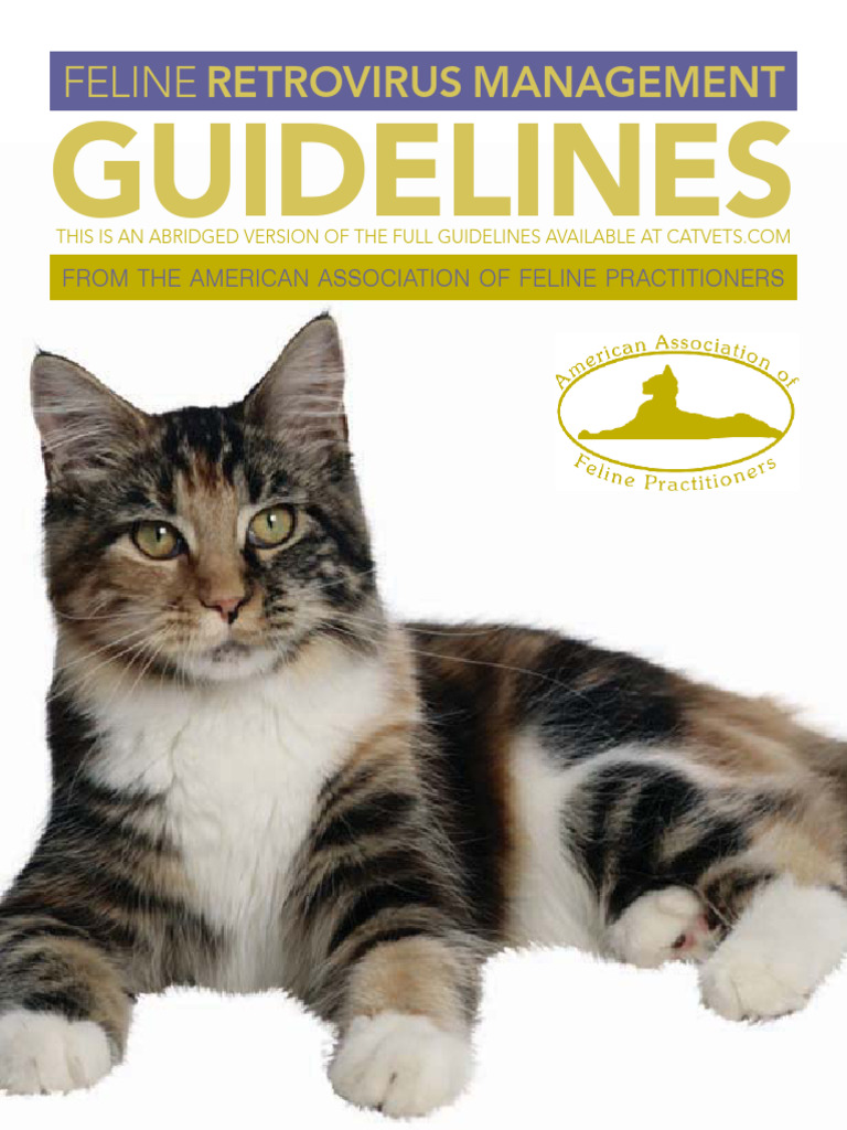 AAFP Feline Retrovirus Testing Guidelines | PDF | Infection | Medical ...