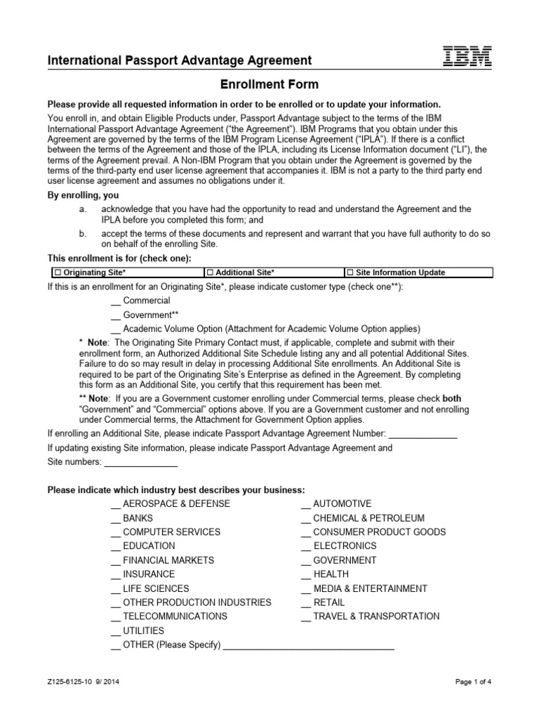 PA Enrollment Form-1[77] | PDF | Zip Code | Information