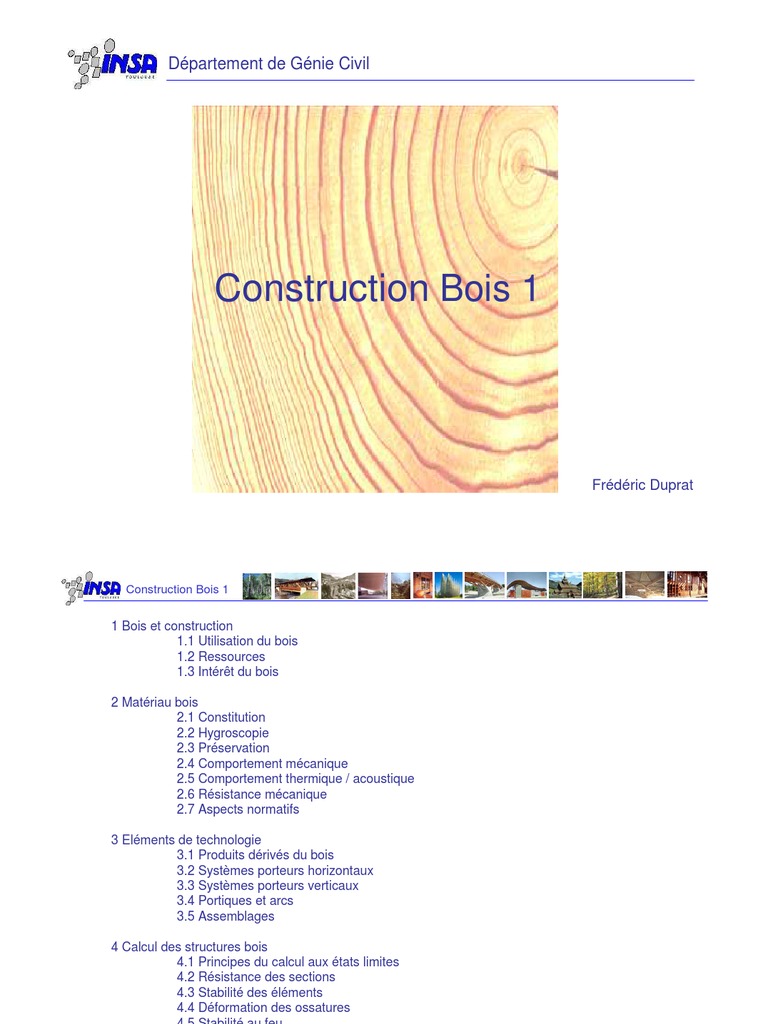 Construction en Bois : Guide Technique | PDF | Bois | Lignine