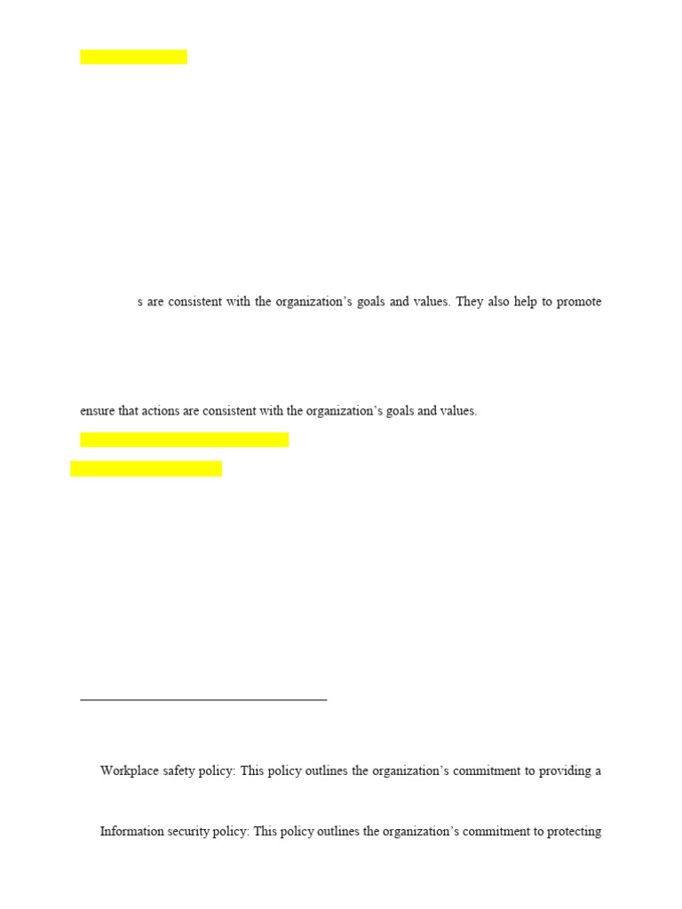 Understanding Organizational and Government Policies | PDF | Policy ...