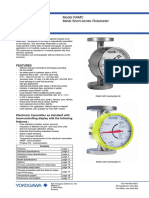 General Specifications: Model RAMC Metal Short-Stroke Rotameter