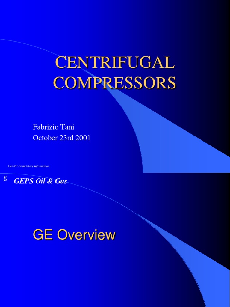 Centrifugal Compressors Overview and Efficiency | PDF | Gas Compressor ...