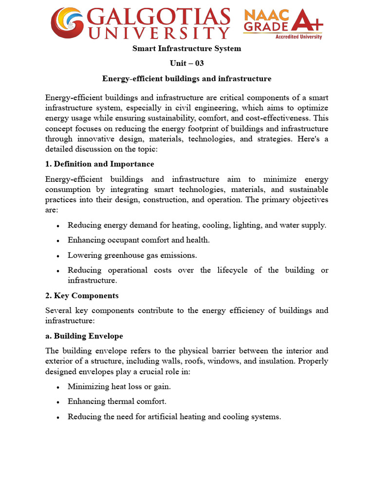 Energy-Efficient Infrastructure Strategies | PDF | Efficient Energy Use ...