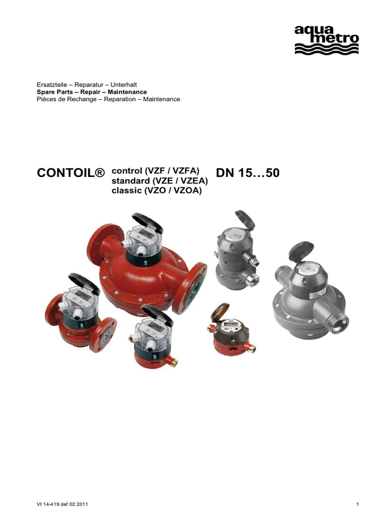 Flow Meter (Spare Part Repair Maintenance) | PDF