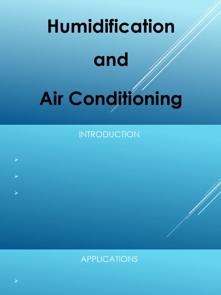 Humidification and Cooling Tower Basics | PDF | Humidity | Heat Transfer