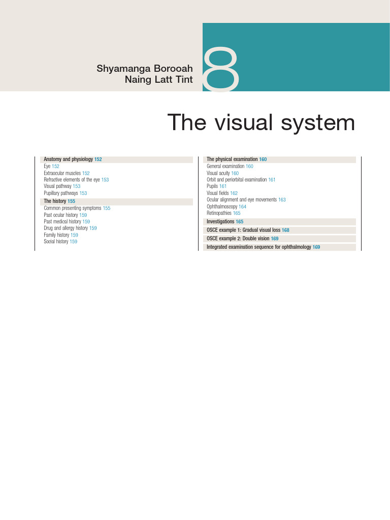 Anatomy and Function of the Eye | PDF | Human Eye | Visual System