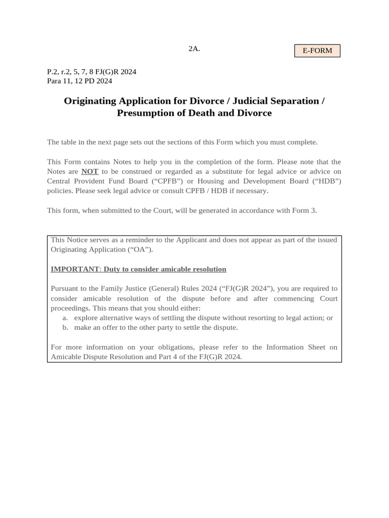 Simplified Divorce Application Guide | PDF | Divorce | Marriage