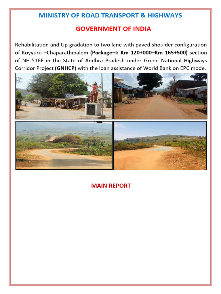 7.i_Main Report | PDF | Traffic | Road