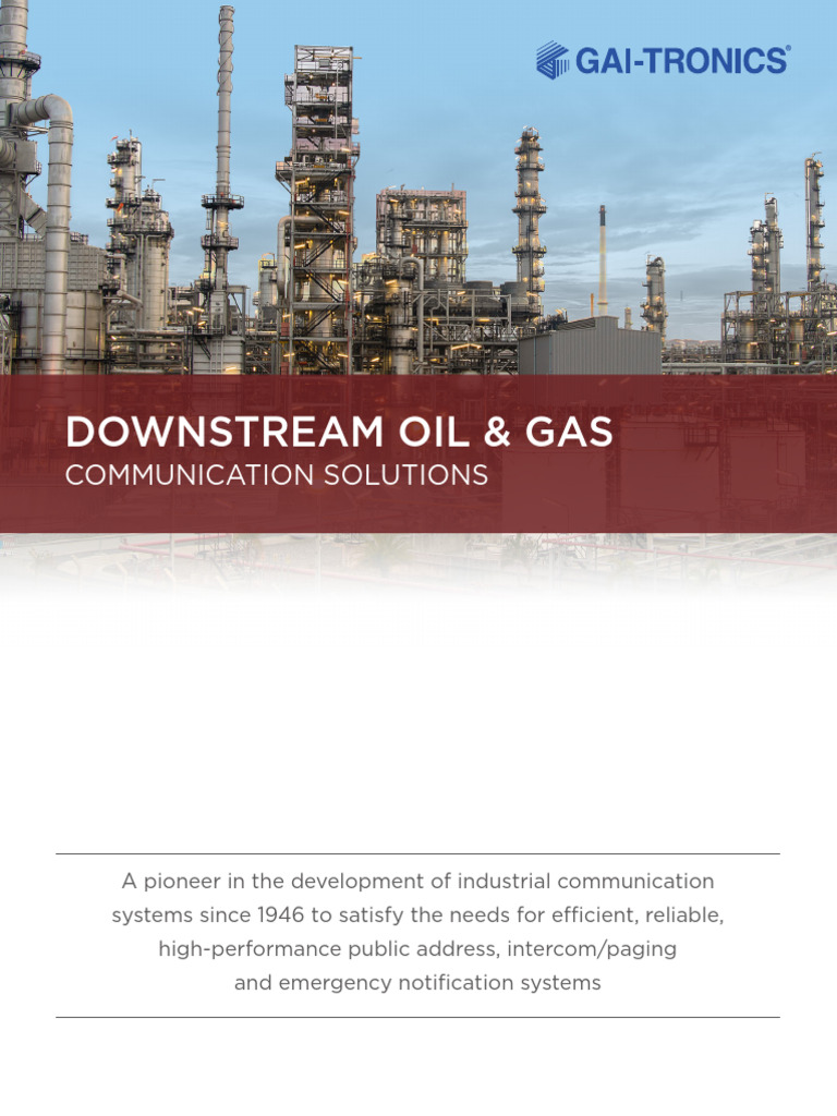 Communication Solutions for Oil & Gas | PDF | Telephone ...