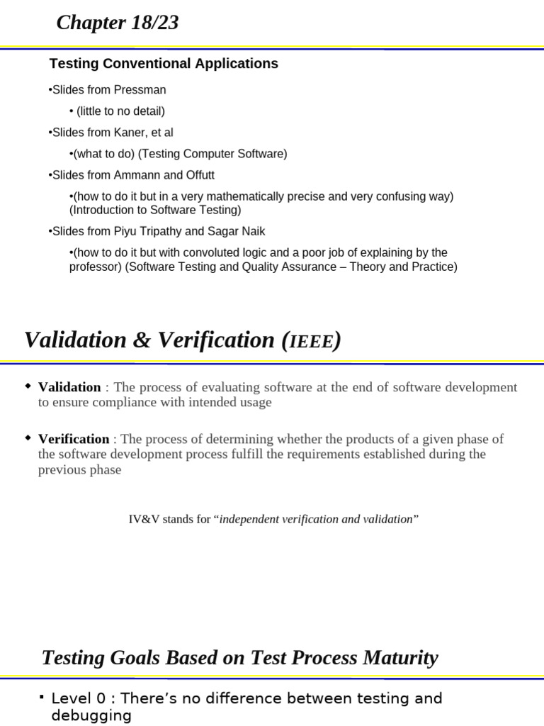 Software Testing Strategies and Levels | PDF | Software Testing ...