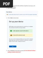 Intune Company Portal Enrollment Guide | PDF | Microsoft Outlook ...