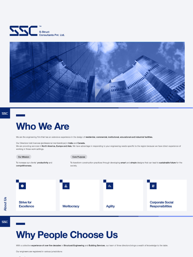 Structural Engineering Company Profile | PDF | Building Information ...
